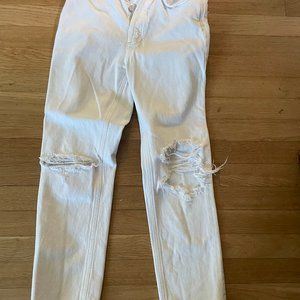 Agolde white jeans